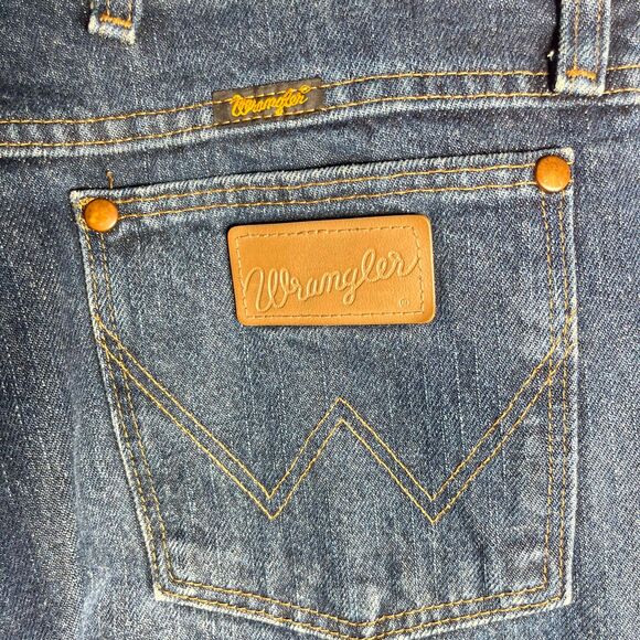Wrangler Vintage Blue Jeans Mens Size 36 x 32 - Picture 4 of 11